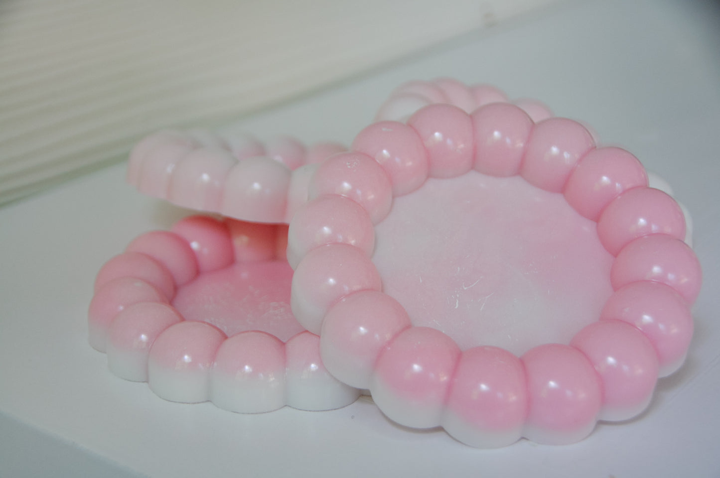 Bubble Coaster - Pink Marble