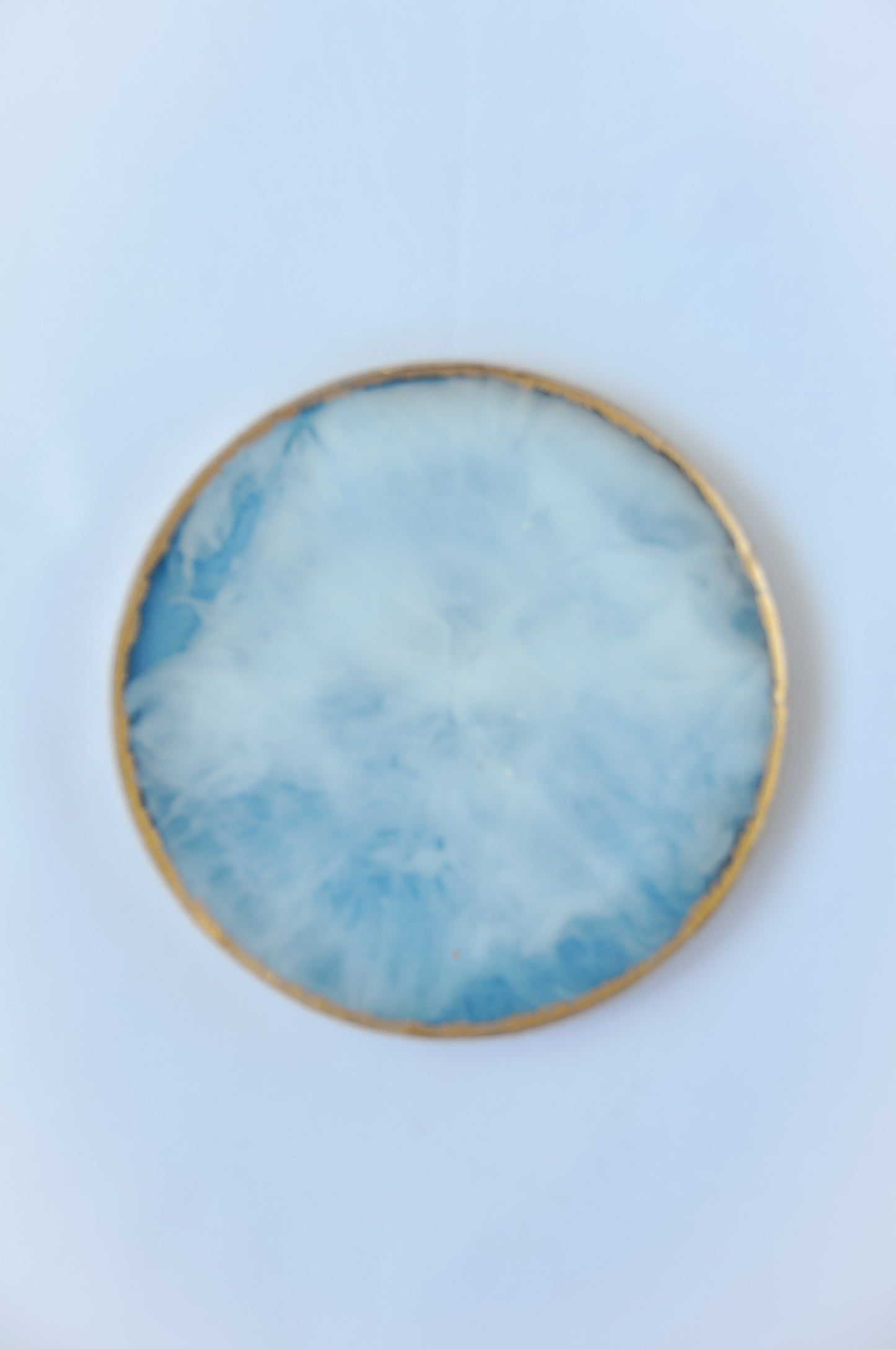 Round Coaster - Blue Marble