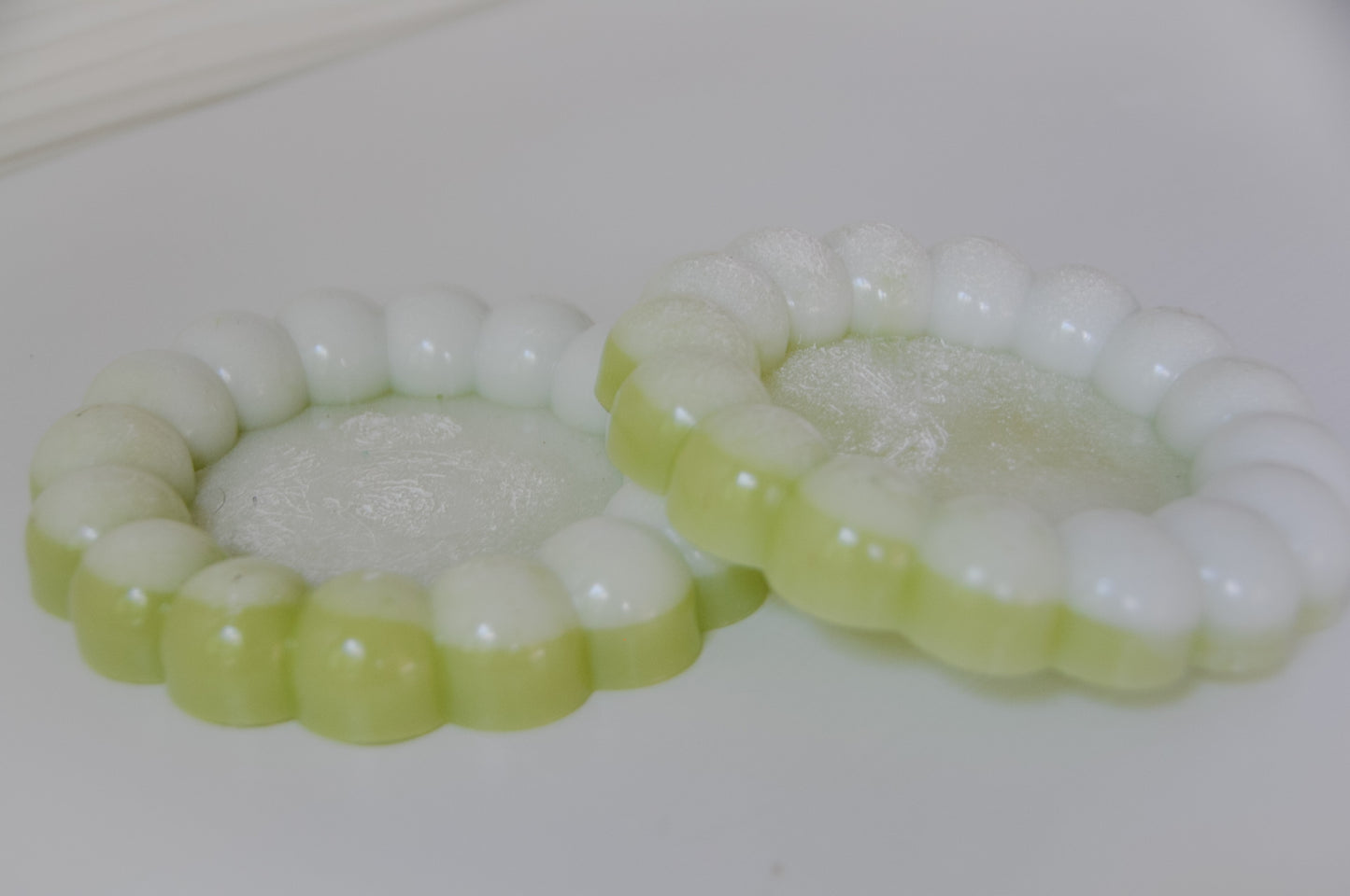 Bubble Coaster - Green Marble