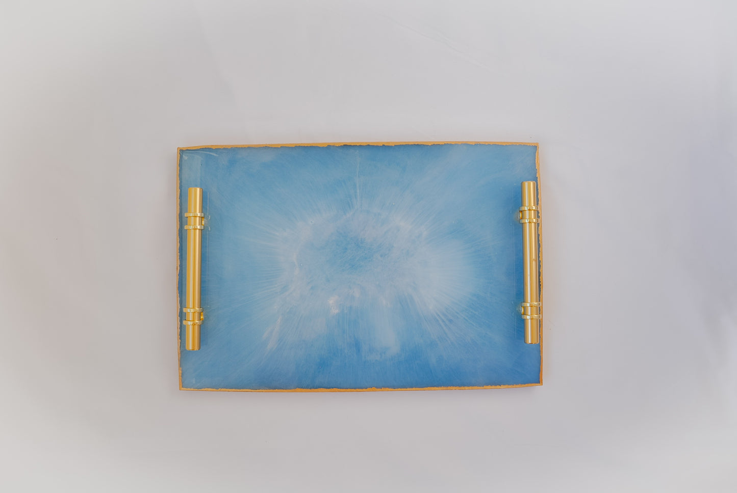 Resin Tray - Blue Marble