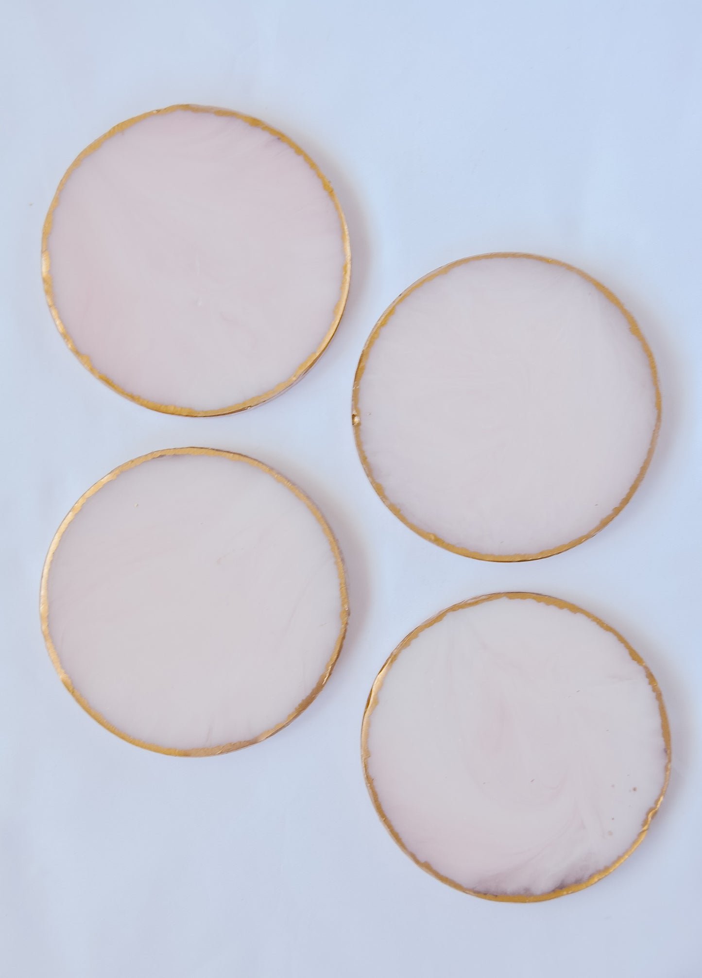 Round Coaster - Pink Marble
