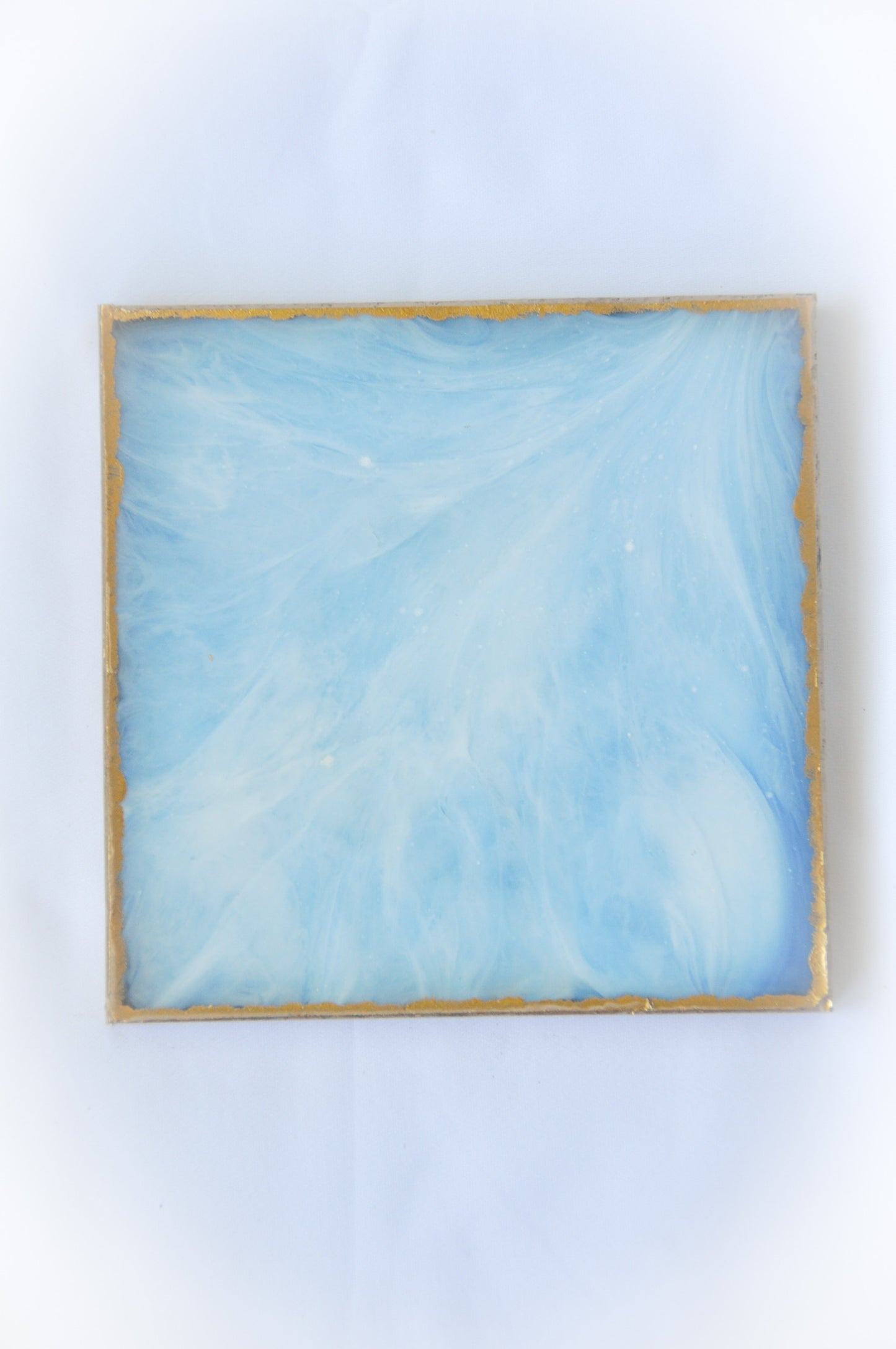 Square Coaster - Blue Marble