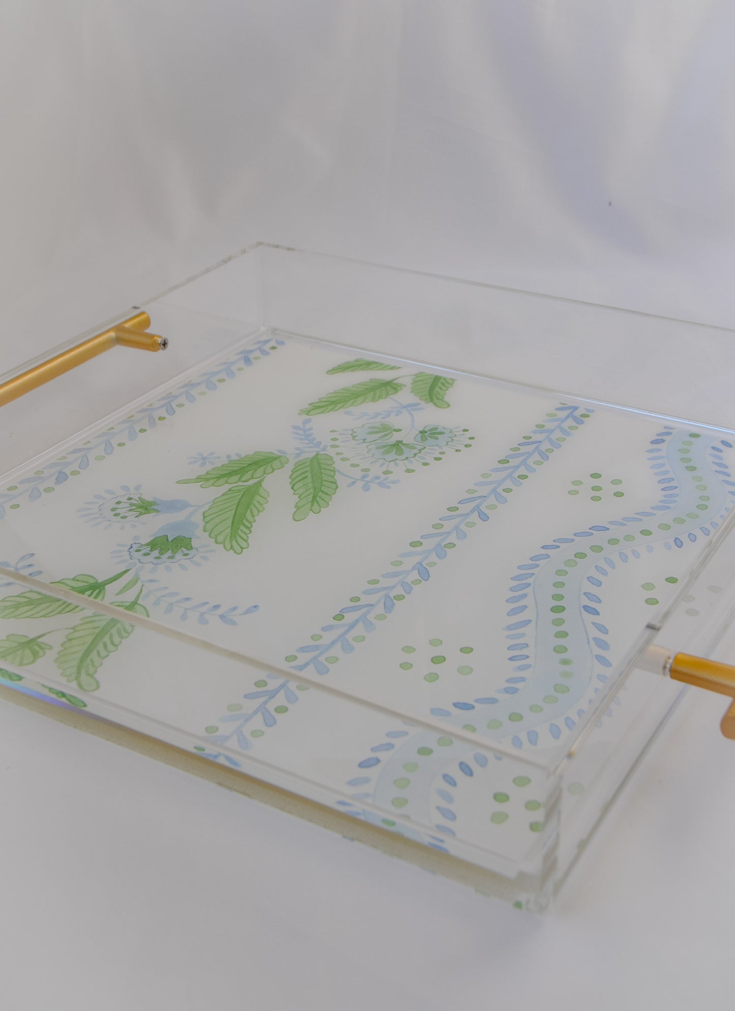 Acrylic Tray - Blue Grass