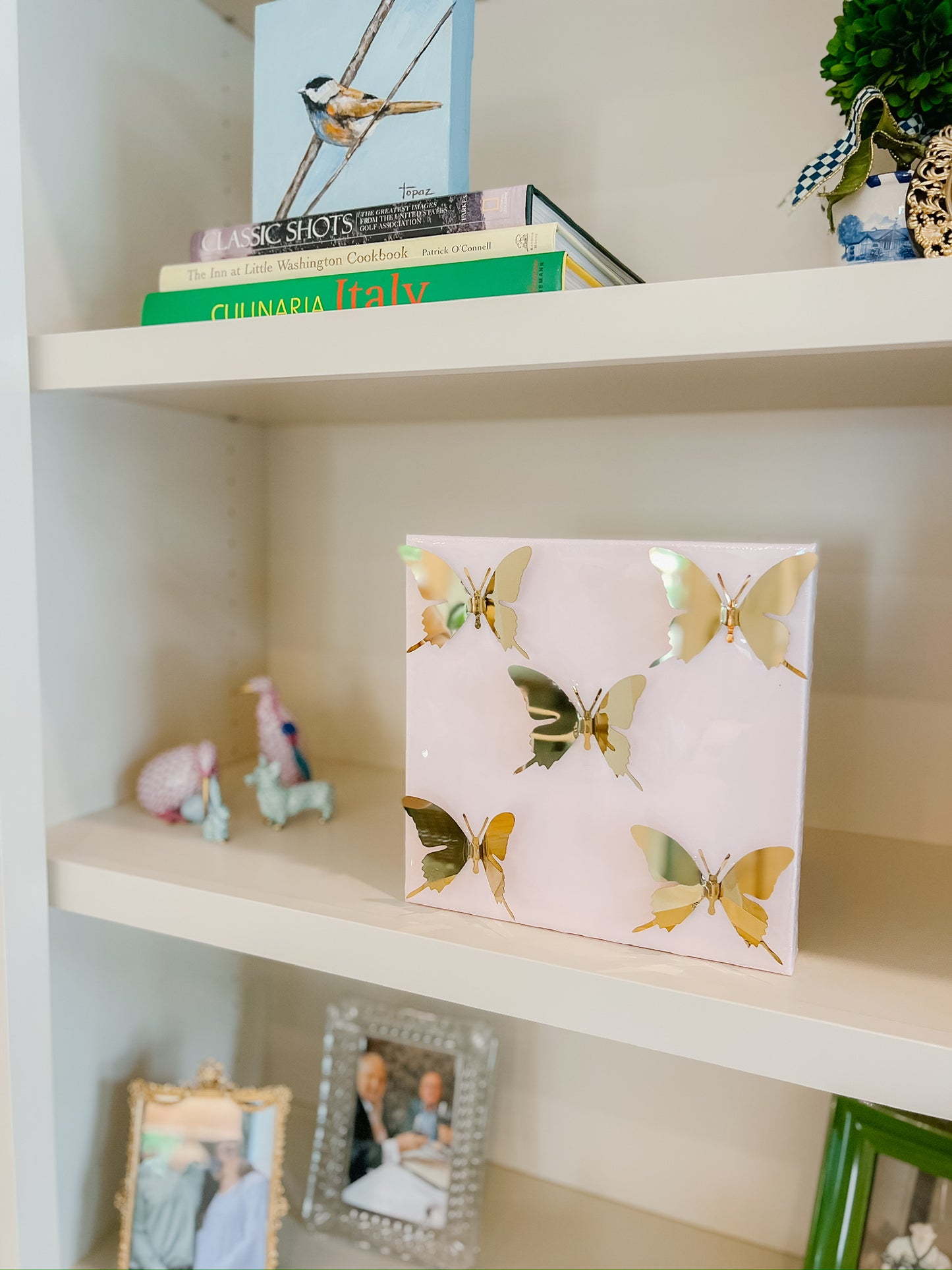 Light Pink Butterfly Canvas