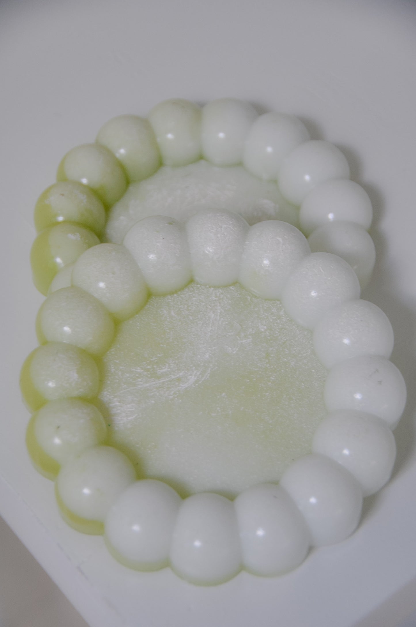 Bubble Coaster - Green Marble