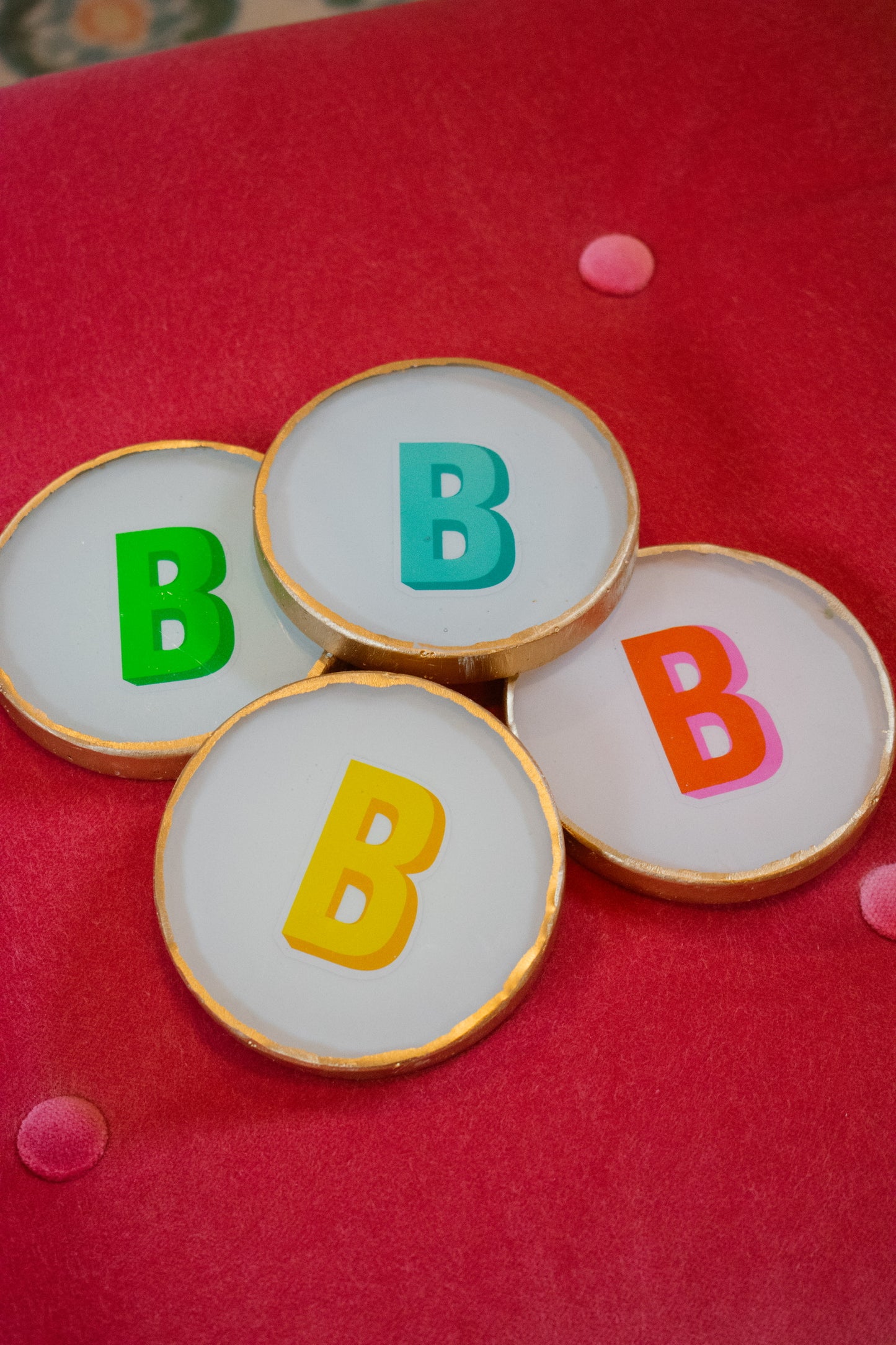 Monogram Coaster- B