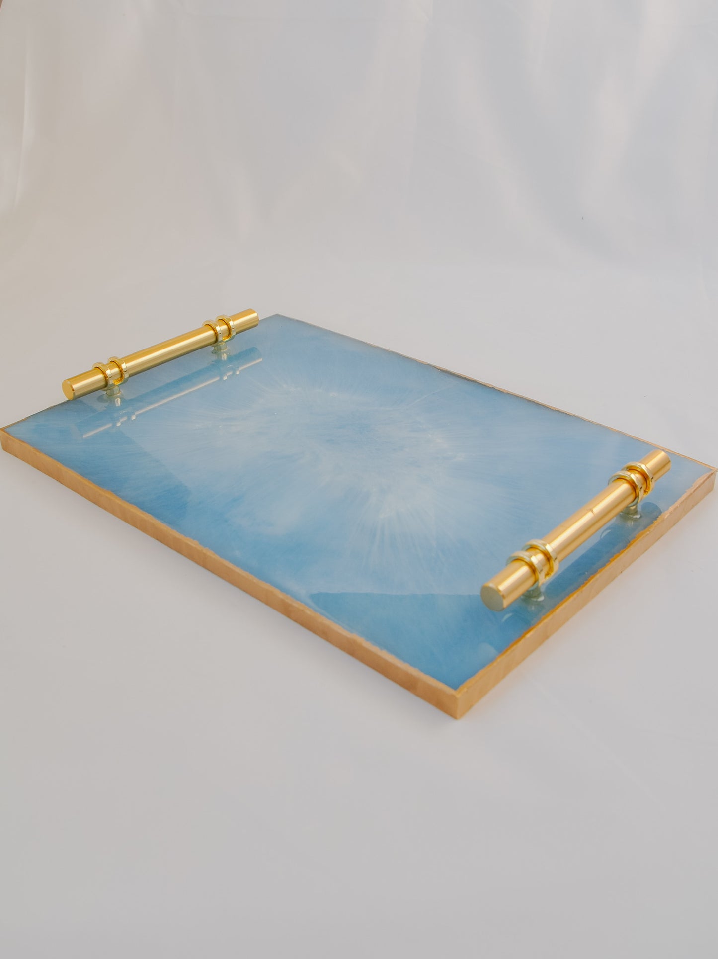 Resin Tray - Blue Marble