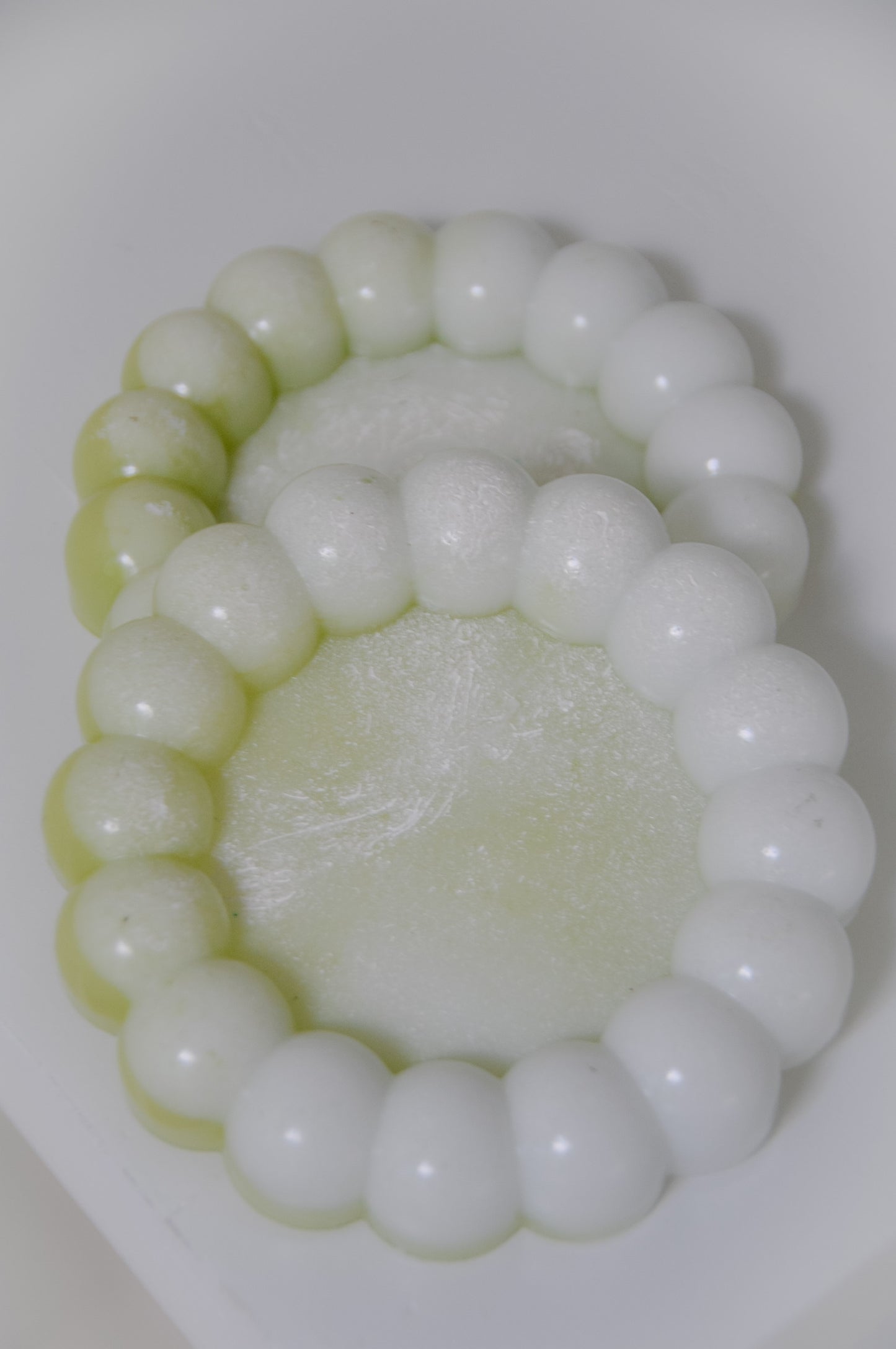 Bubble Coaster - Green Marble