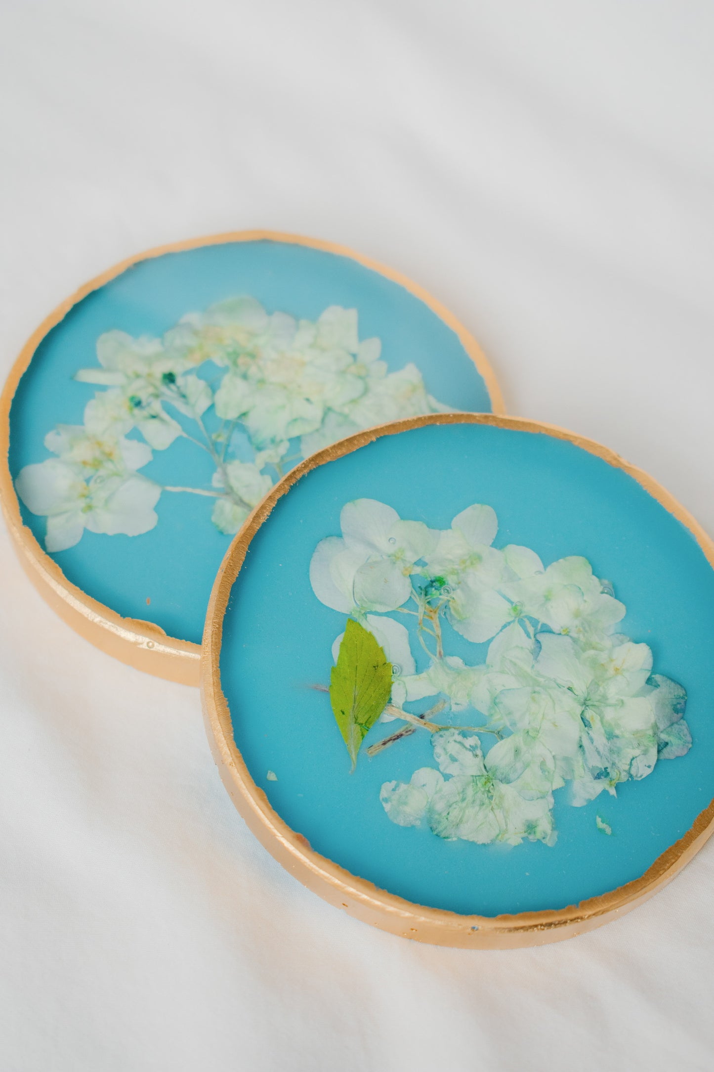 Floral Coasters- Set of 2