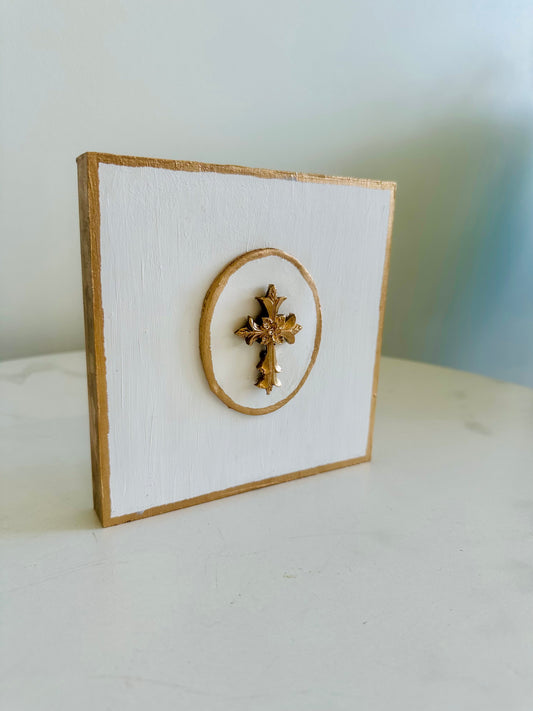 Gold Cross Intaglio